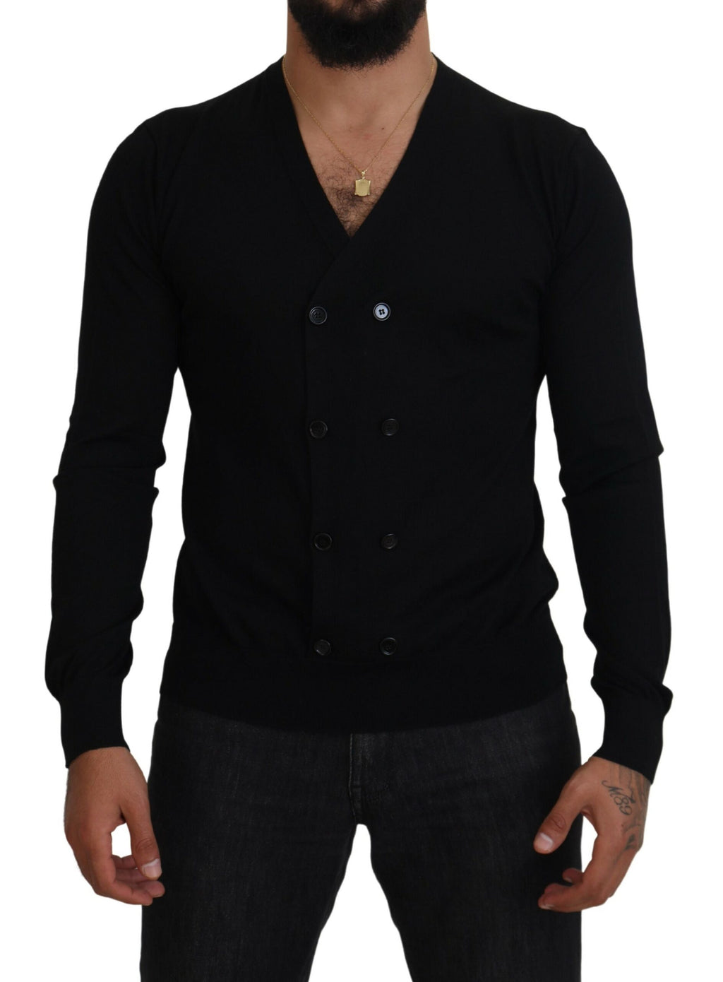 Pull cardigan élégant en cachemire Dolce &amp; Gabbana
