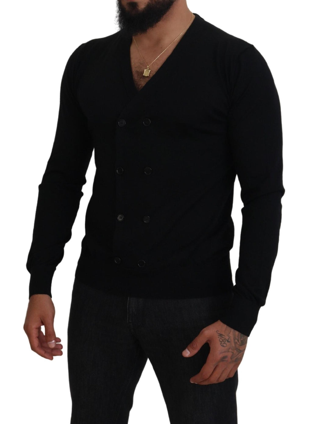 Pull cardigan élégant en cachemire Dolce &amp; Gabbana