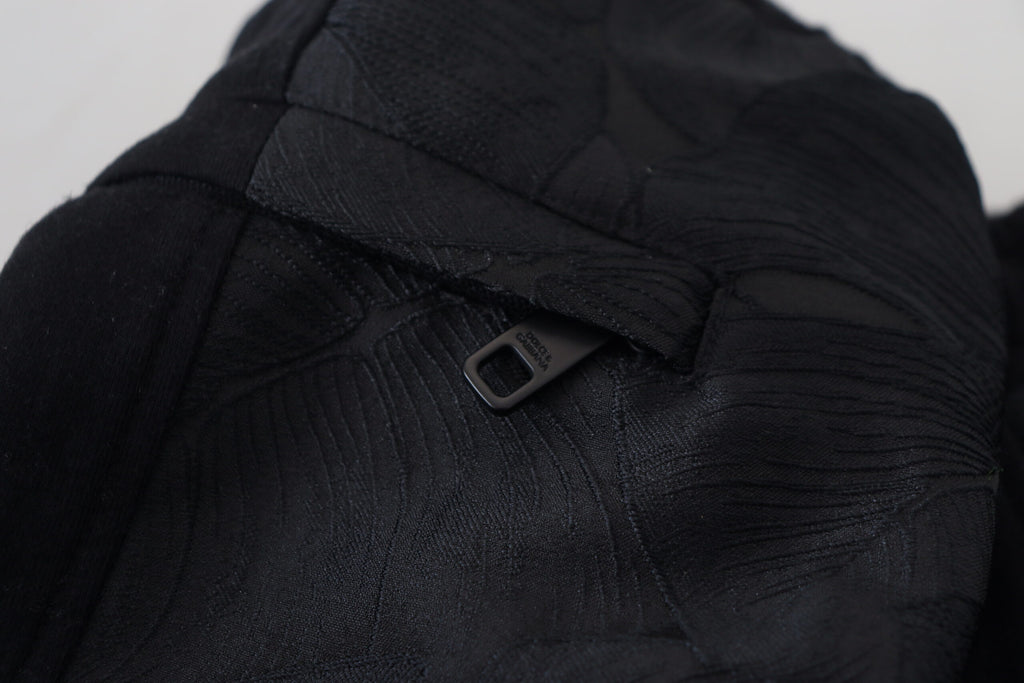 Dolce &amp; Gabbana Elegante schwarze Jogginghose für den modernen Mann