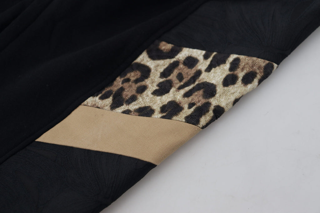 Dolce &amp; Gabbana Elegante schwarze Jogginghose für den modernen Mann