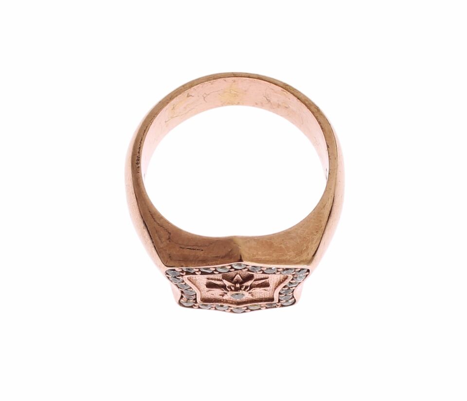 Nialaya Chic – Ring aus Sterlingsilber mit Roségoldbeschichtung