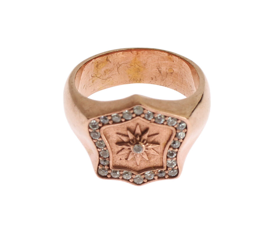 Nialaya Chic – Ring aus Sterlingsilber mit Roségoldbeschichtung