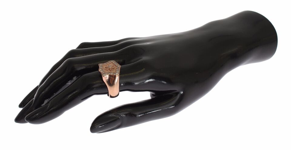 Nialaya Chic – Ring aus Sterlingsilber mit Roségoldbeschichtung