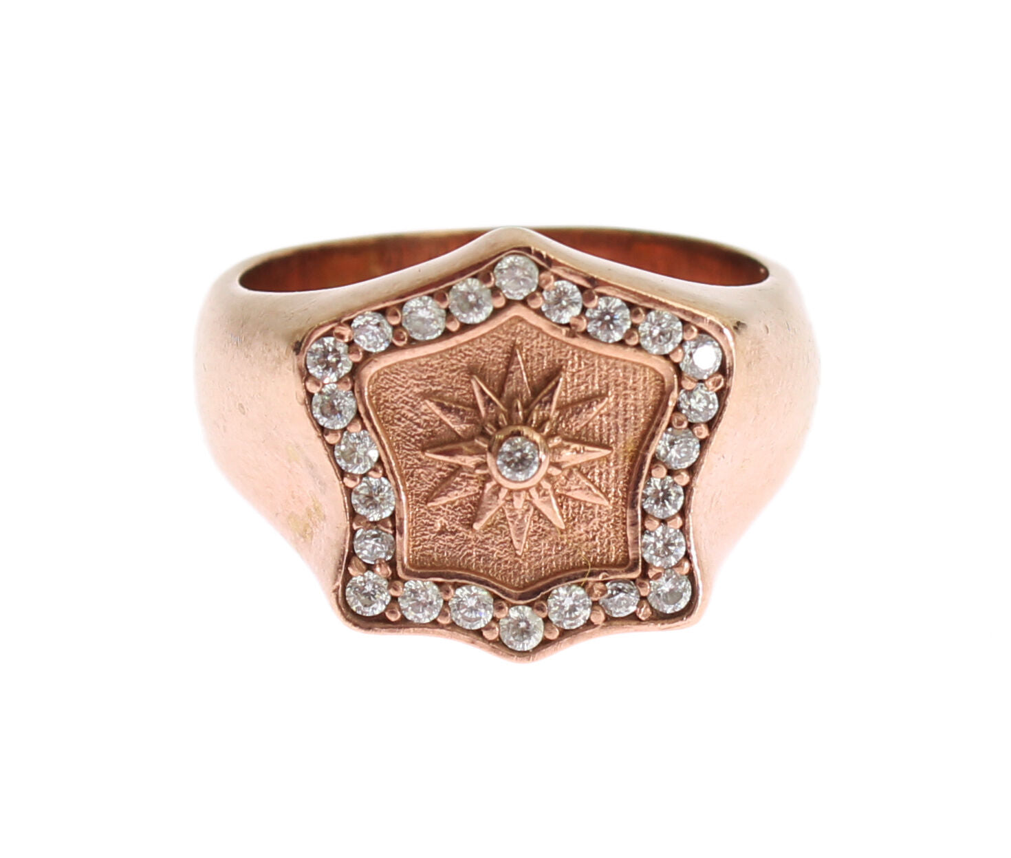 Nialaya Chic – Ring aus Sterlingsilber mit Roségoldbeschichtung