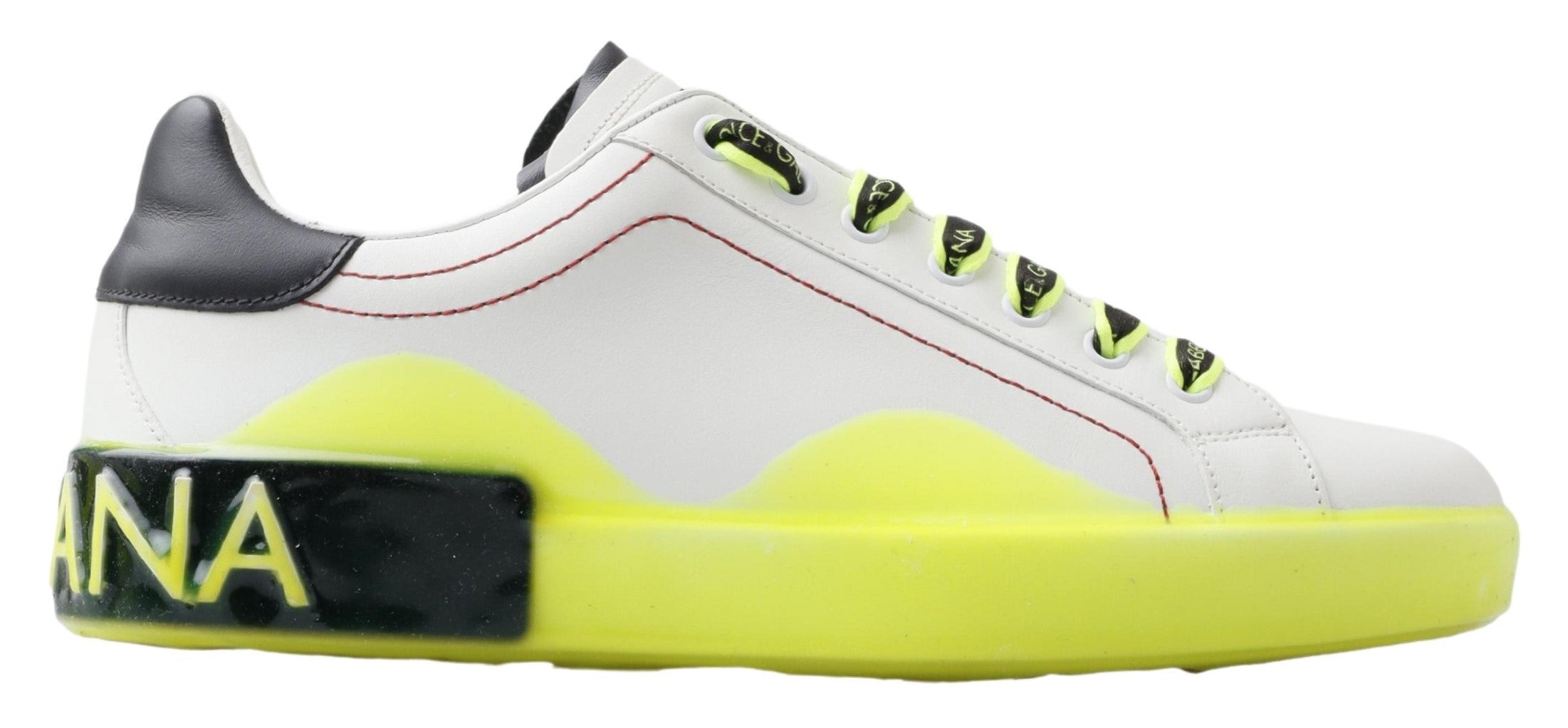 Dolce &amp; Gabbana – Elegante Portofino Low-Top-Sneakers aus Leder