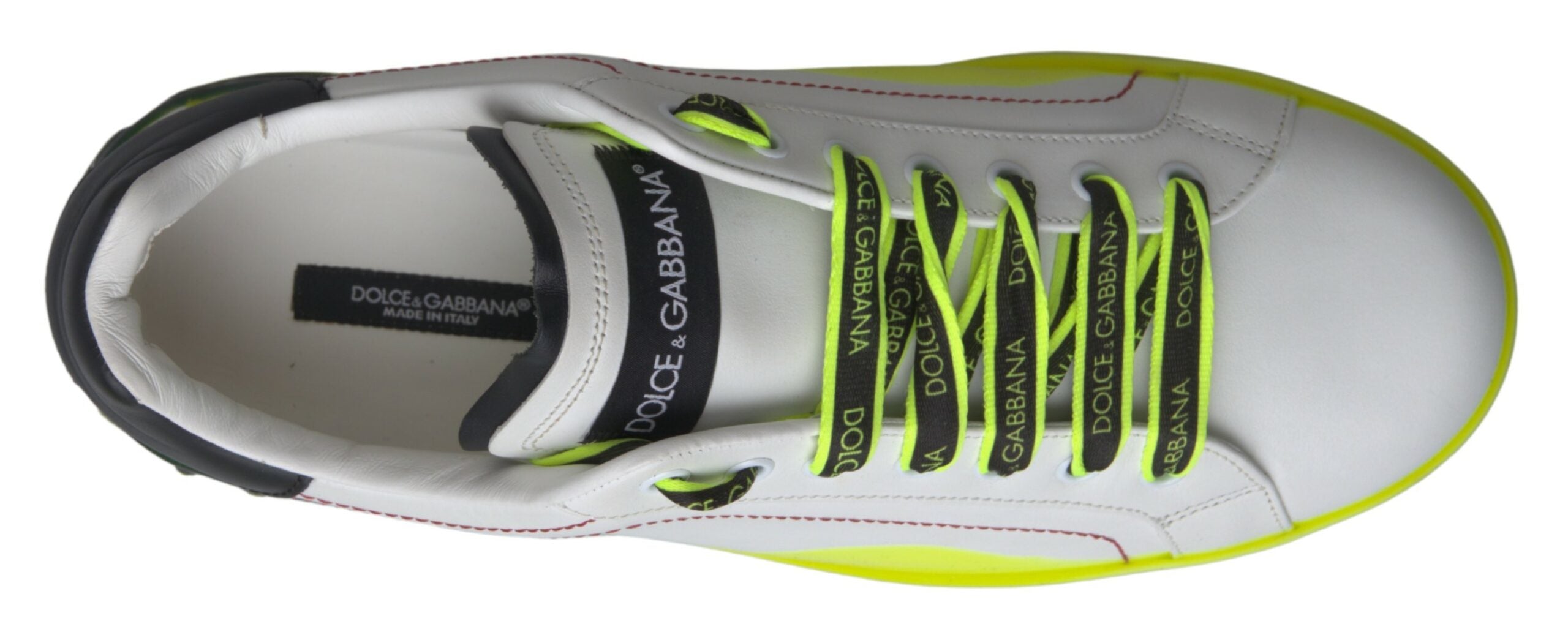 Dolce &amp; Gabbana – Elegante Portofino Low-Top-Sneakers aus Leder
