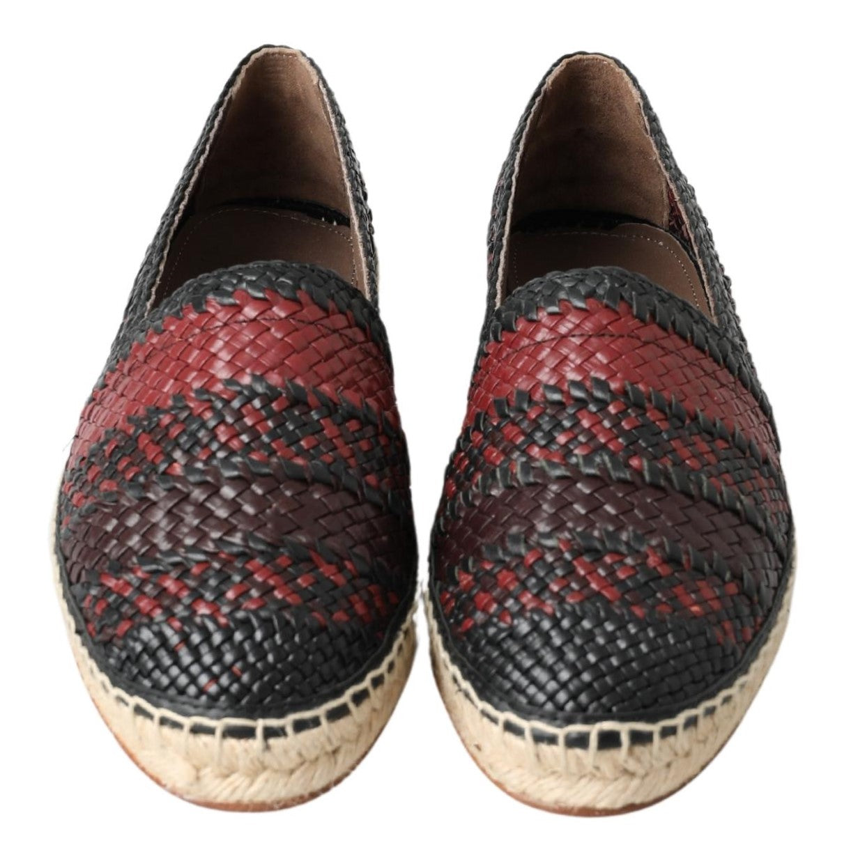 Espadrilles élégantes en cuir tressé Dolce &amp; Gabbana