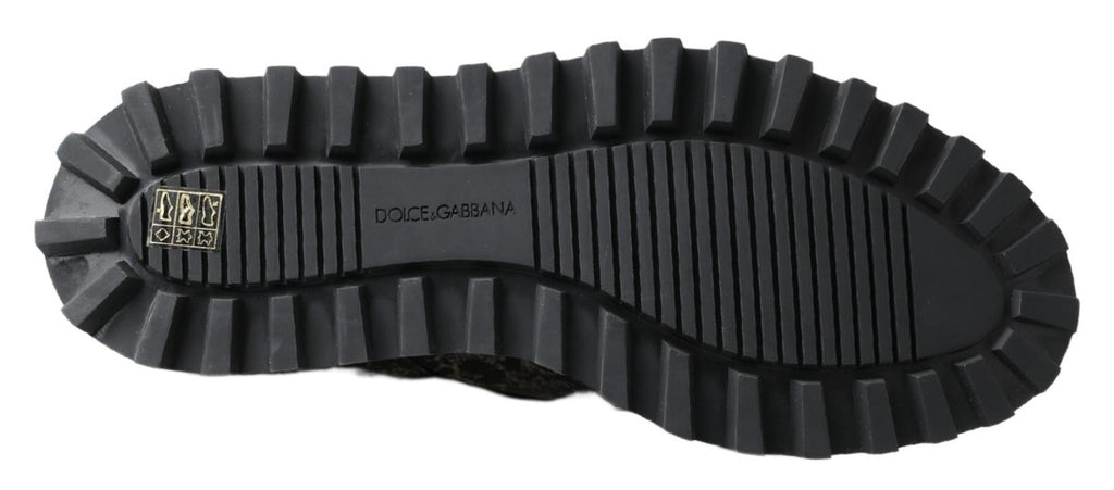 Dolce &amp; Gabbana – Edle zweifarbige Derby-Schuhe