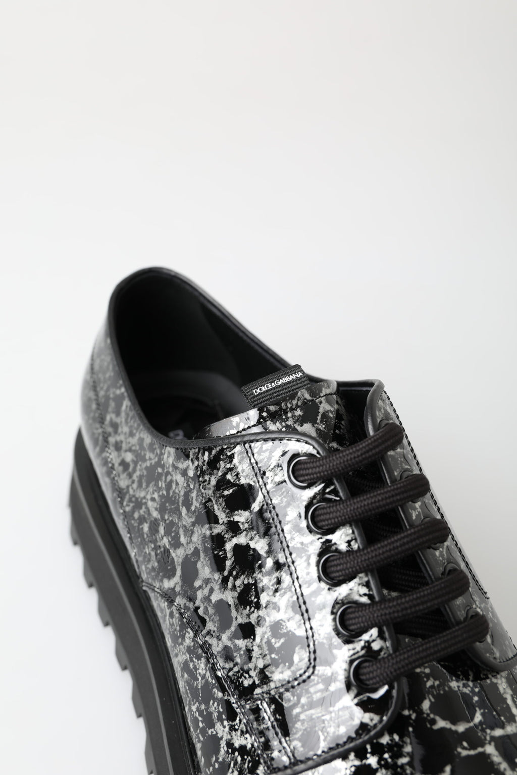 Dolce &amp; Gabbana – Edle zweifarbige Derby-Schuhe