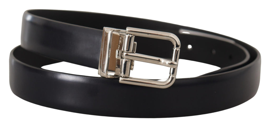 Dolce &amp; Gabbana Eleganter Ledergürtel mit Metallschnalle