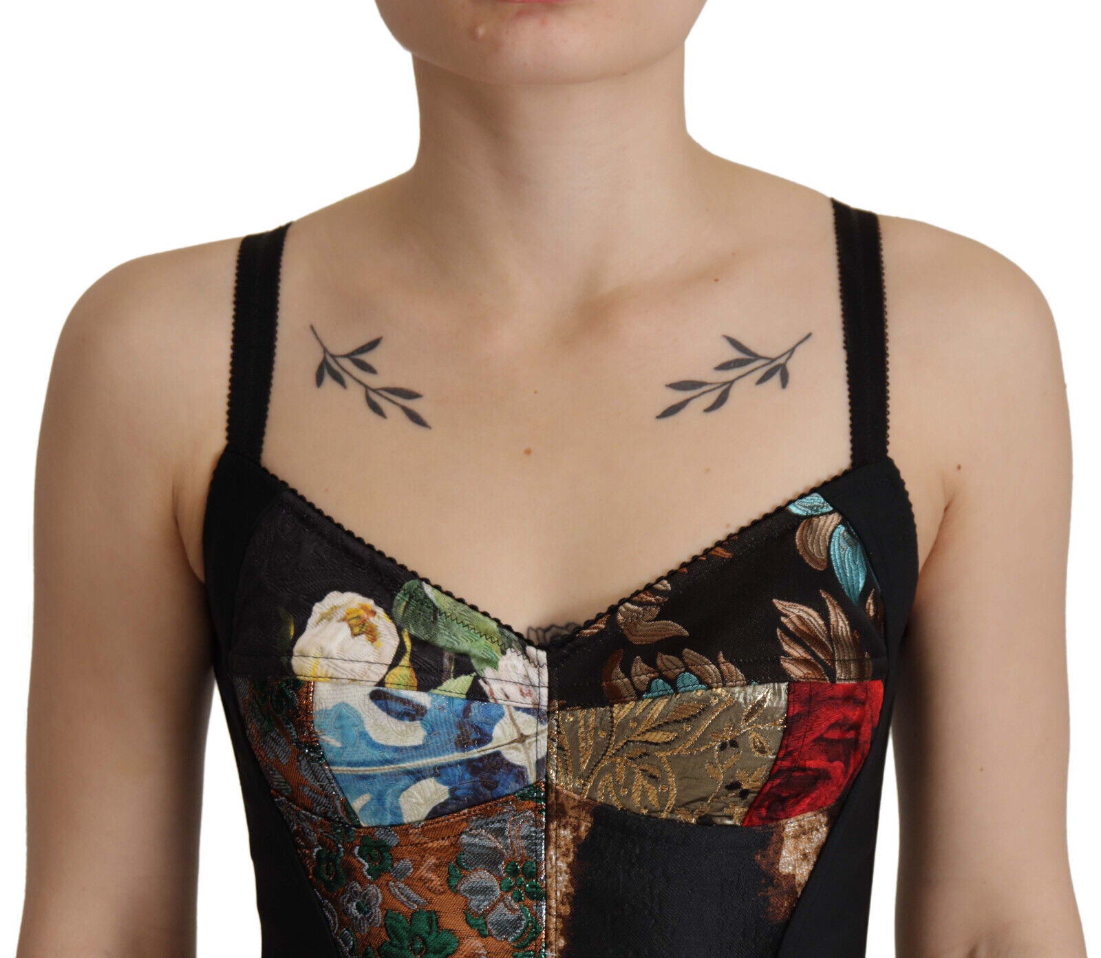 Chemisier corset fleuri élégant Dolce &amp; Gabbana