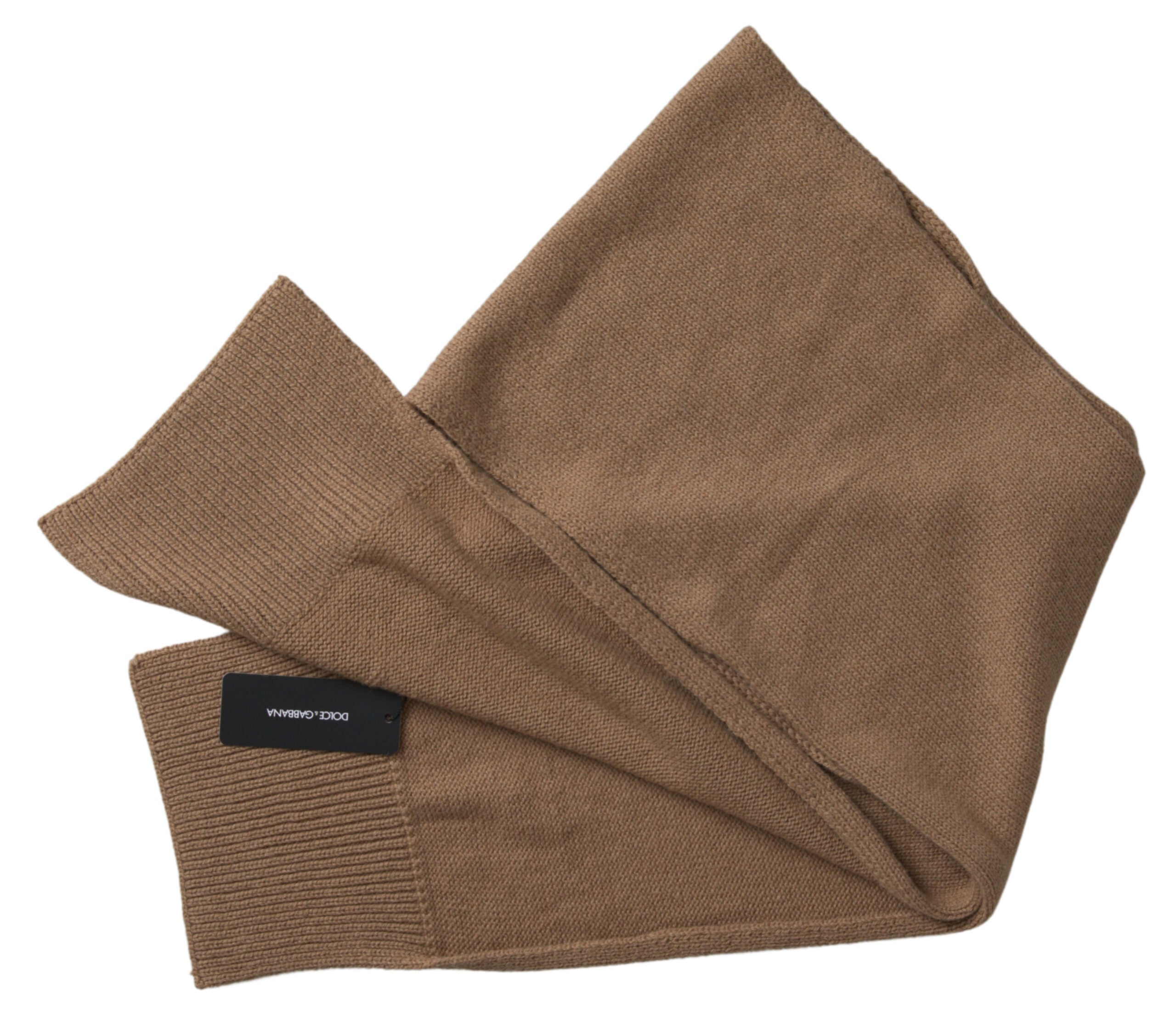 Écharpe élégante Dolce &amp; Gabbana pour femme marron camel