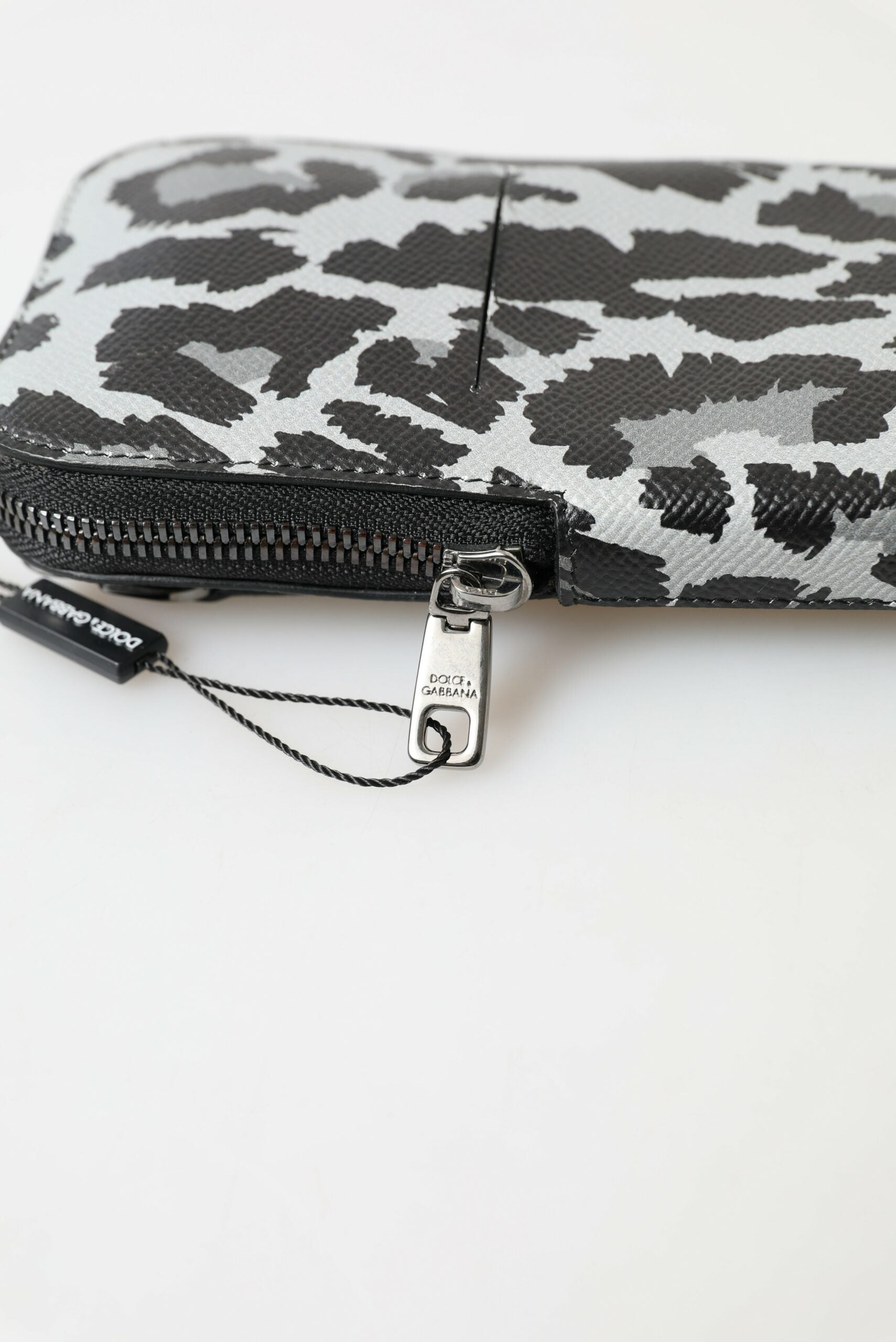 Dolce &amp; Gabbana Élégant sac à bandoulière en cuir pour téléphone