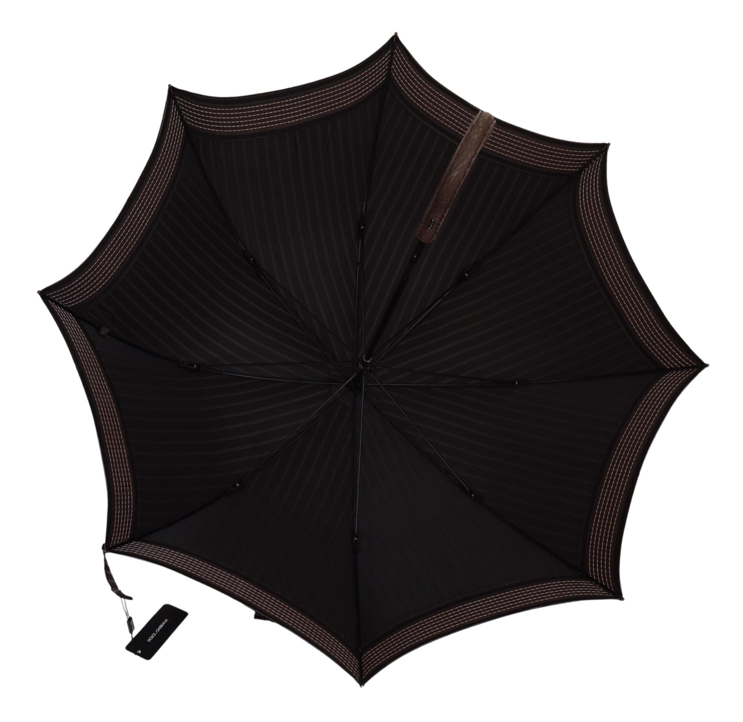 Parapluie classique à rayures élégant Dolce &amp; Gabbana