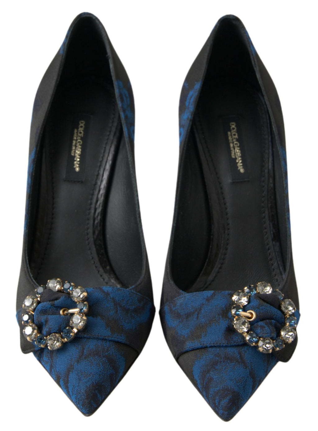 Dolce &amp; Gabbana Elegante Pumps mit blauen Kristallen