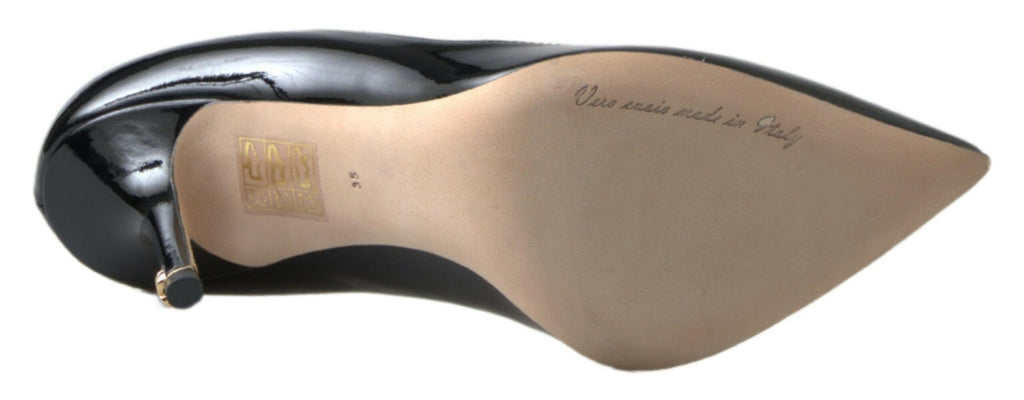 Dolce &amp; Gabbana Elegante Pumps aus Lackleder mit Absatz