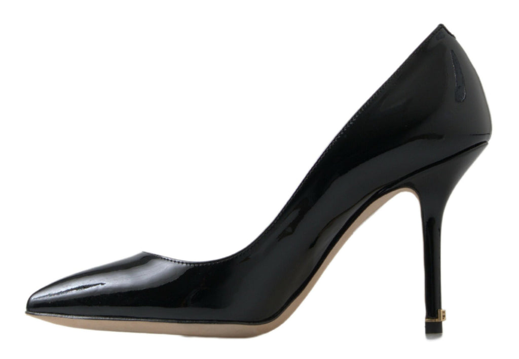 Dolce &amp; Gabbana Elegante Pumps aus Lackleder mit Absatz