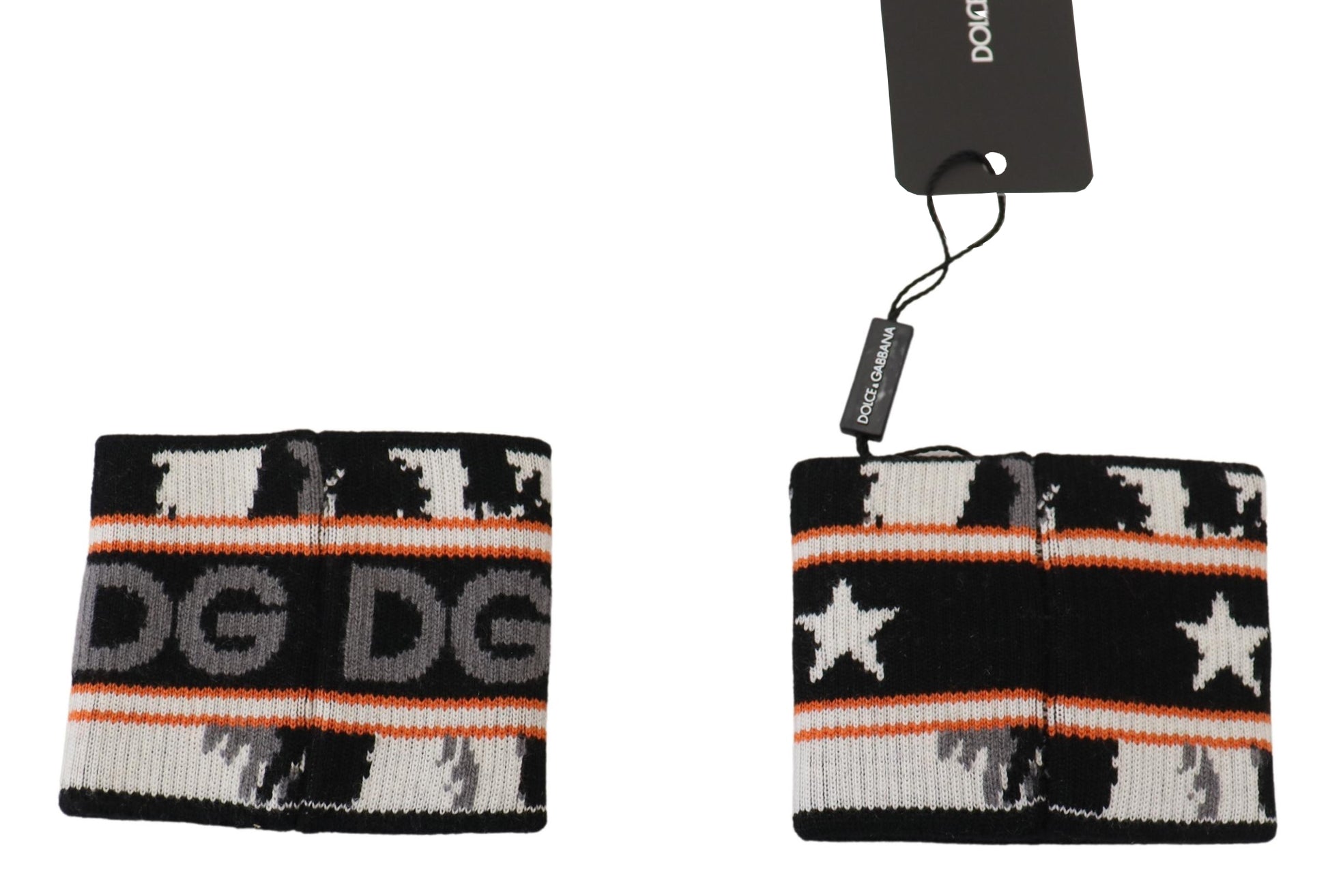 Dolce &amp; Gabbana Elegante DG Queen Handgelenkswickel aus Wolle und Kaschmir