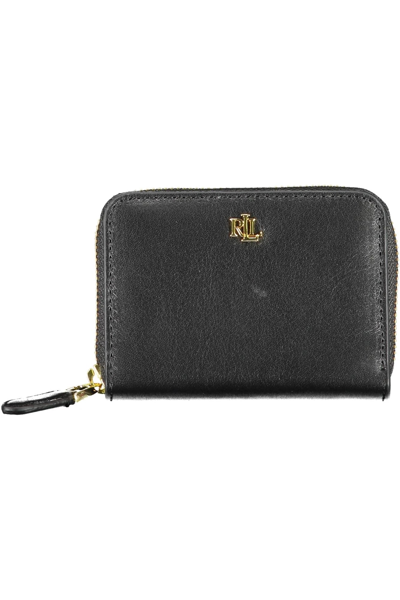 RALPH LAUREN WOMEN&#39;S BLACK WALLET