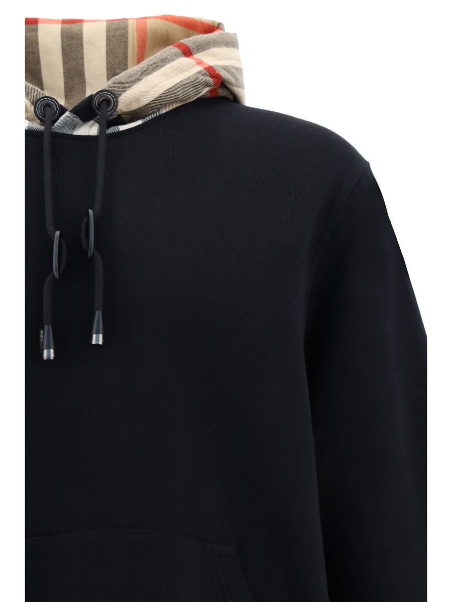 Burberry Eleganter Oversize-Samuel-Hoodie in Schwarz