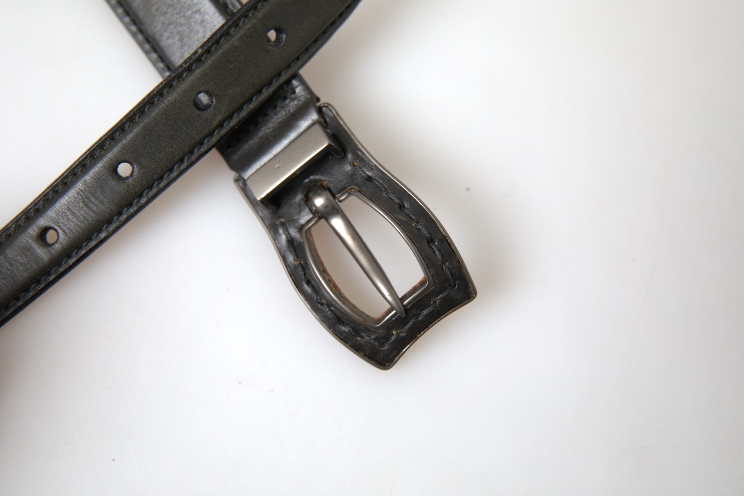 Ceinture en cuir italien Ermanno Scervino avec boucle en métal