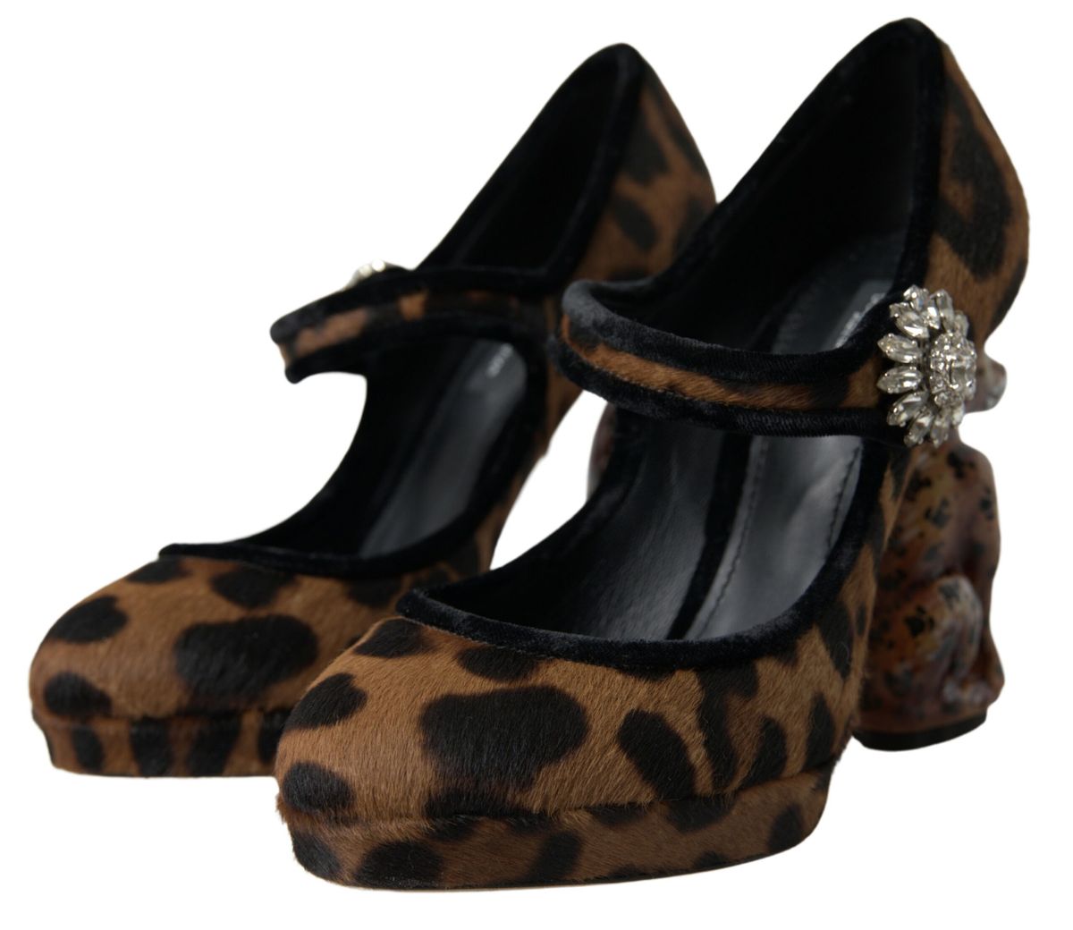 Escarpins à talons léopard élégants Dolce &amp; Gabbana pour une sophistication chic