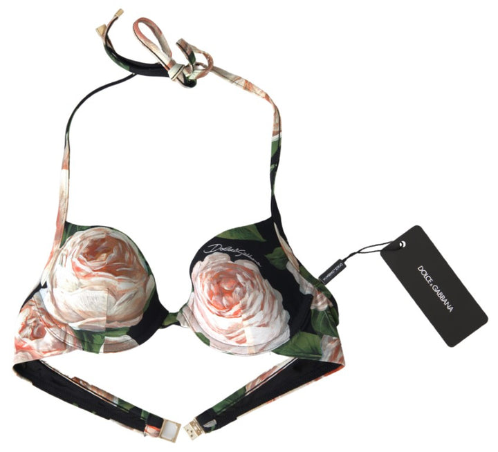 Dolce &amp; Gabbana – Elastisches Bikinioberteil „Floral Elegance“