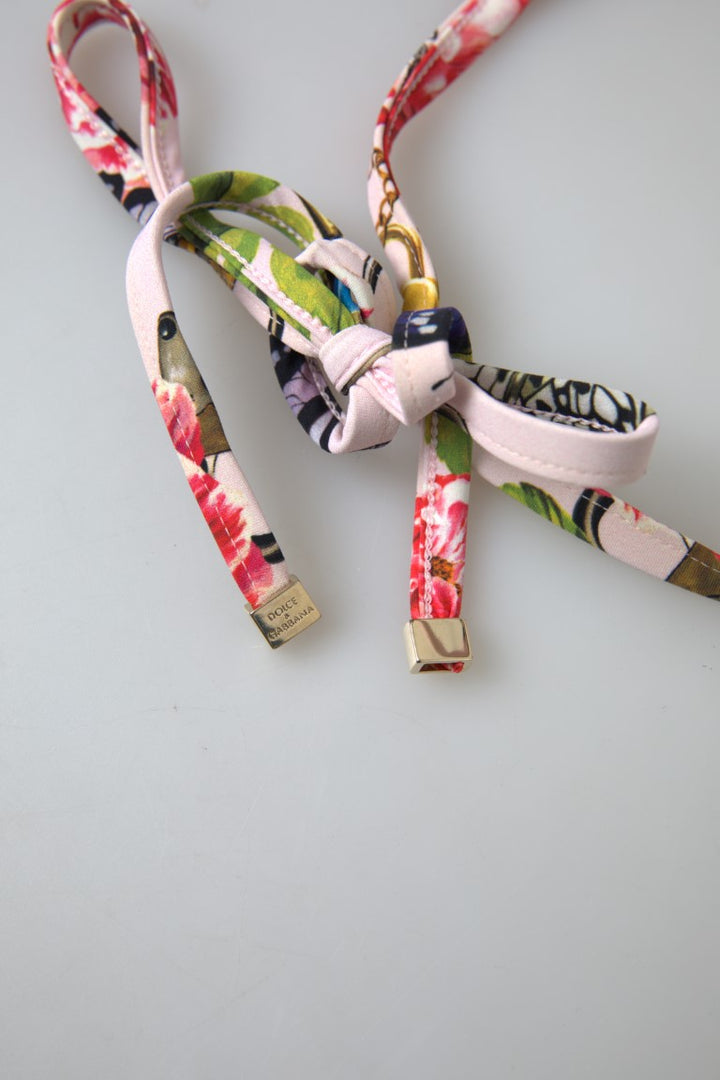 Dolce &amp; Gabbana Schickes Bikinioberteil mit Blumenmuster, Eleganz