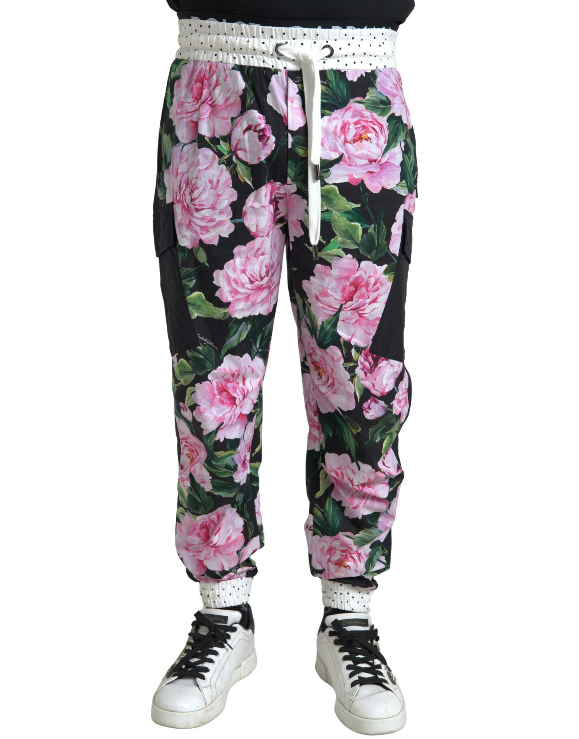 Dolce &amp; Gabbana Elegante mehrfarbige Baumwoll-Jogginghose