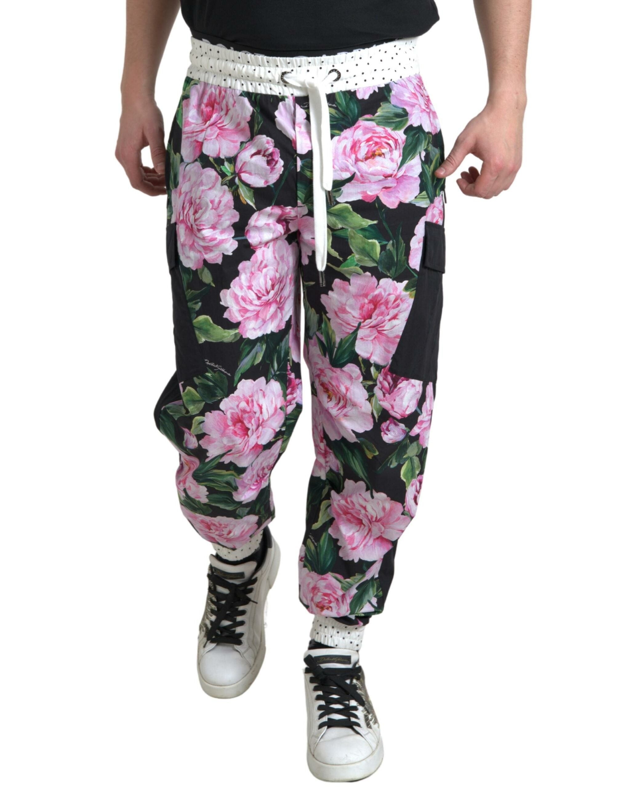 Dolce &amp; Gabbana Elegante mehrfarbige Baumwoll-Jogginghose