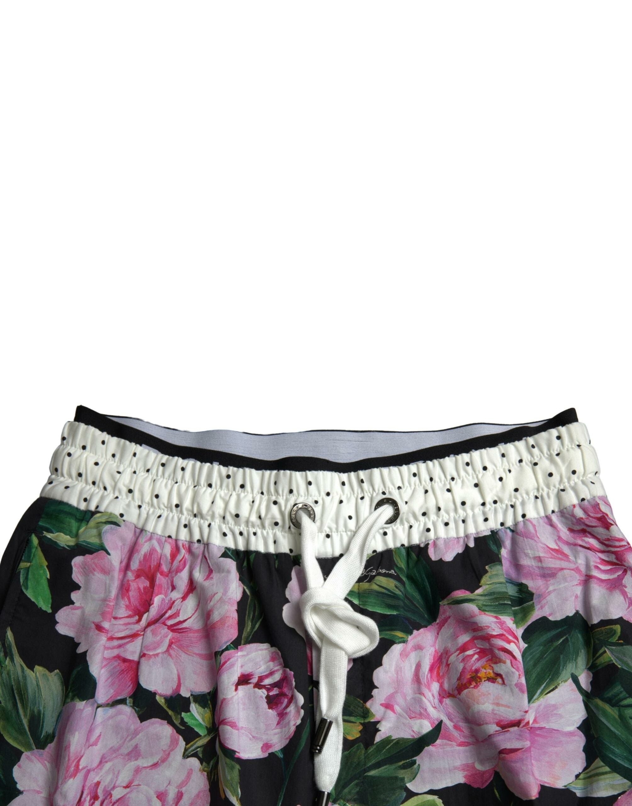Dolce &amp; Gabbana Elegante mehrfarbige Baumwoll-Jogginghose
