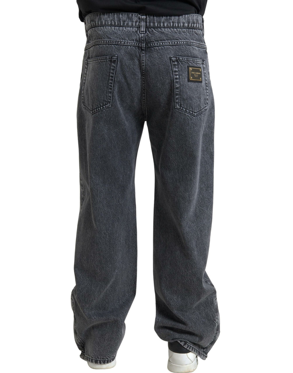 Jean droit gris foncé élégant Dolce &amp; Gabbana
