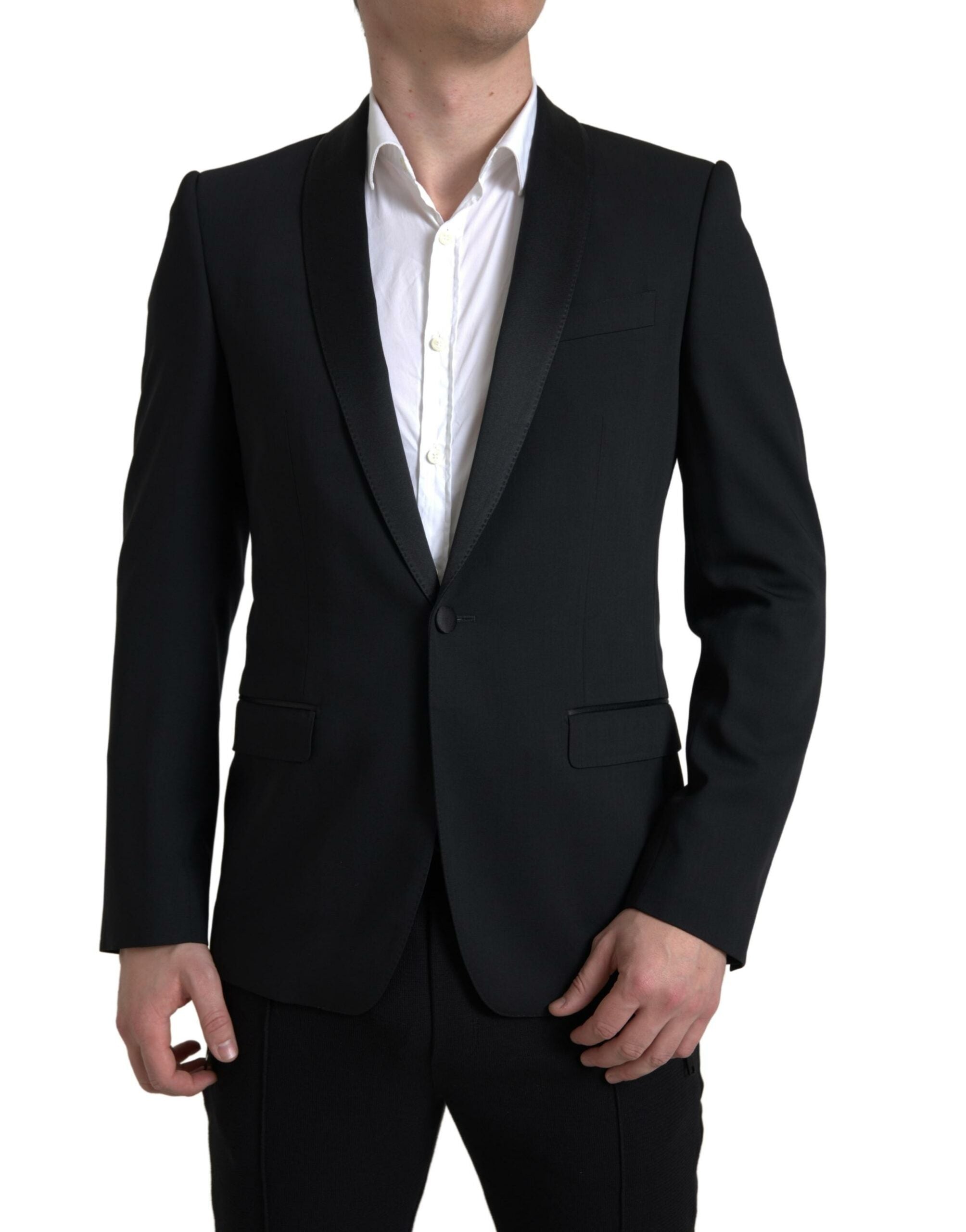 Blazer slim fit chic en laine vierge Dolce &amp; Gabbana