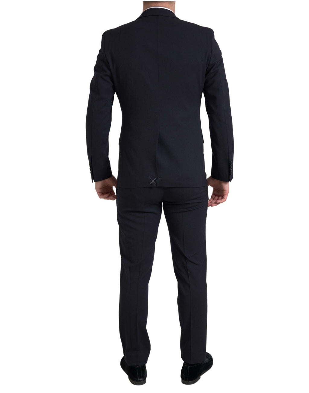Dolce &amp; Gabbana – Eleganter, dunkelblauer Martini-Anzug im Slim Fit