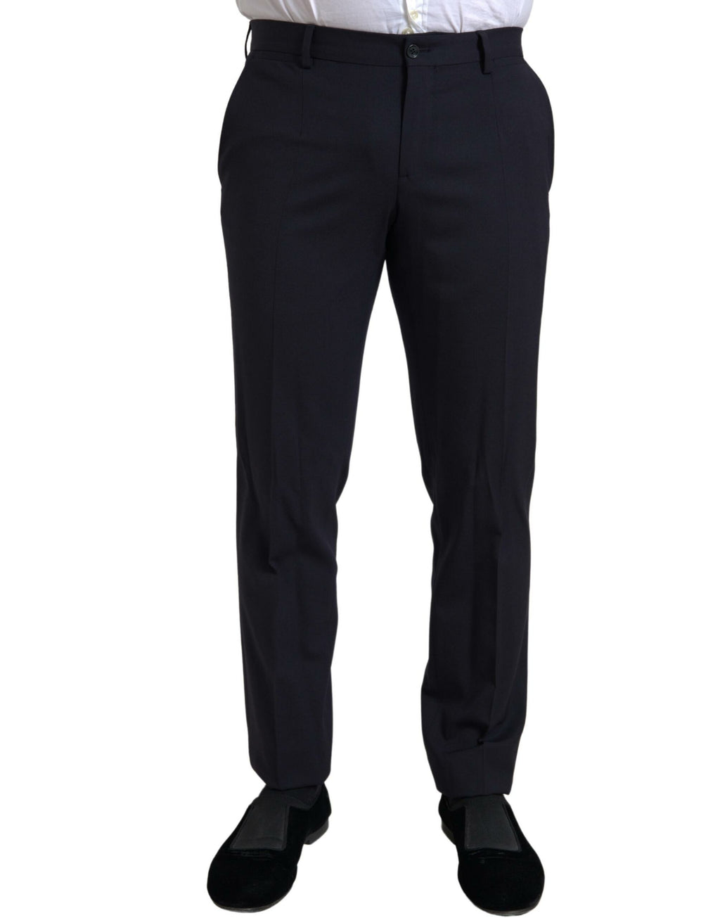 Dolce &amp; Gabbana – Eleganter, dunkelblauer Martini-Anzug im Slim Fit