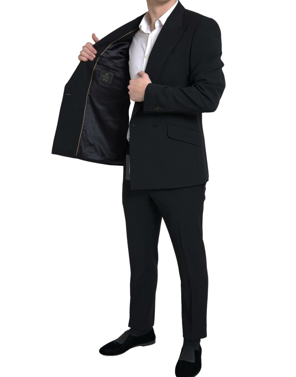 Dolce &amp; Gabbana Eleganter Slim Fit Zweireihiger Anzug