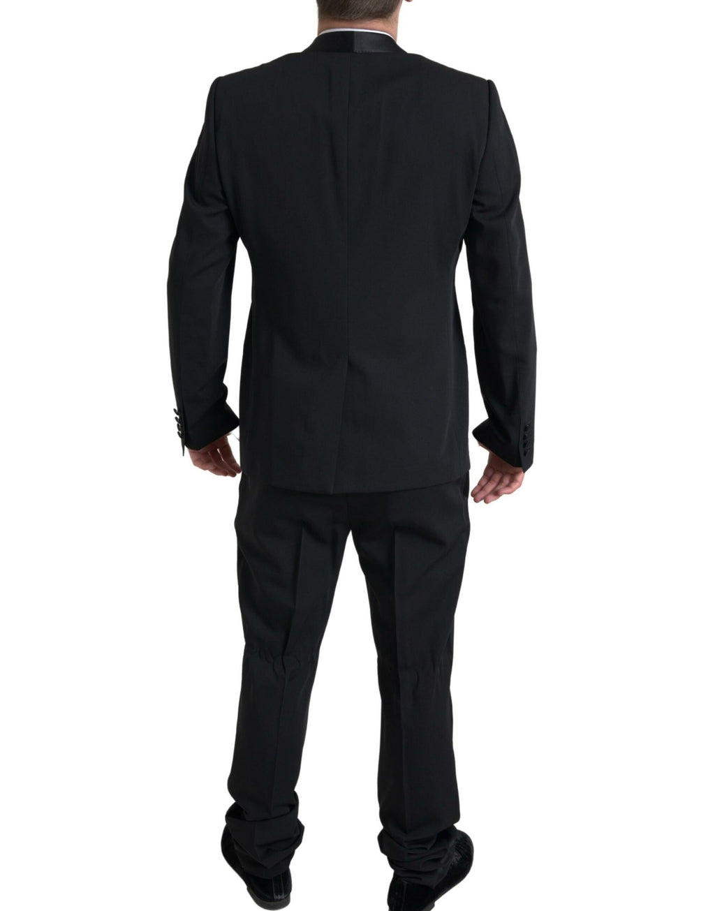 Dolce &amp; Gabbana – Eleganter schwarzer Slim Fit-Zweiteiler