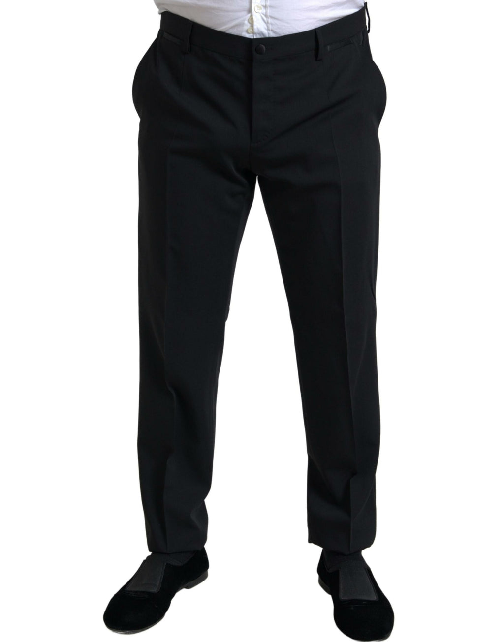 Dolce &amp; Gabbana – Eleganter schwarzer Slim Fit-Zweiteiler