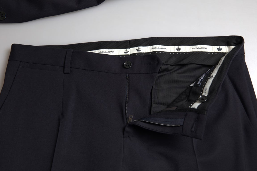 Dolce &amp; Gabbana – Eleganter, dunkelblauer Martini-Anzug im Slim Fit