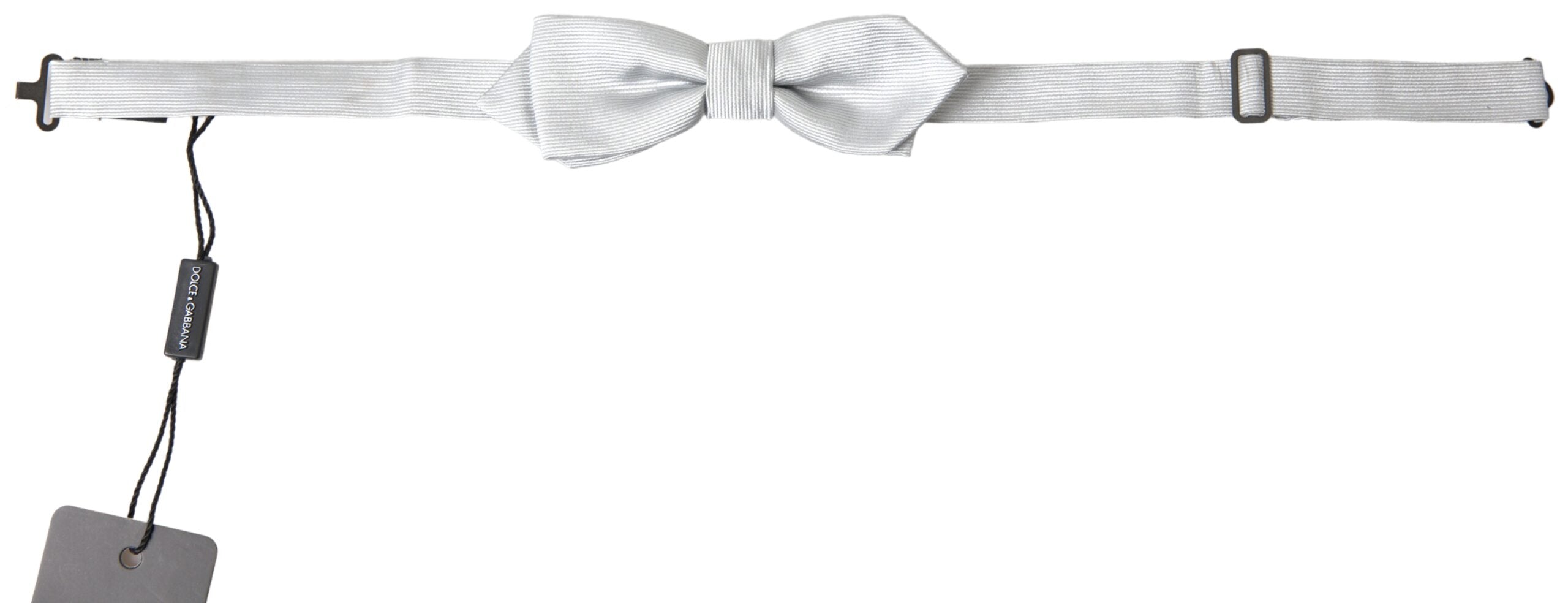 Dolce &amp; Gabbana – Elegante Seidenfliege in Grau