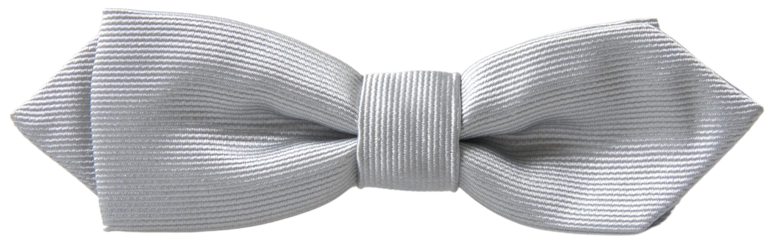 Dolce &amp; Gabbana – Elegante Seidenfliege in Grau