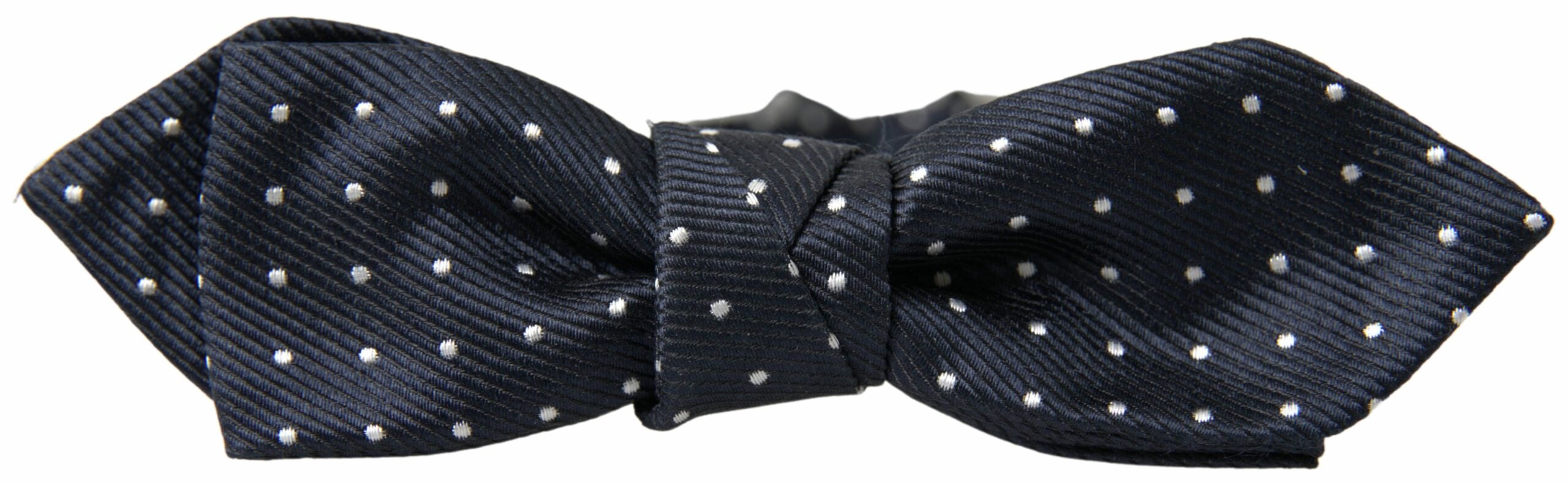 Dolce &amp; Gabbana Elegante blaue Seidenfliege