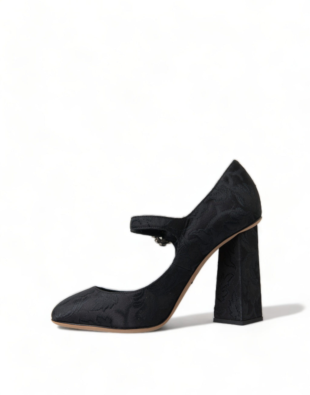Dolce &amp; Gabbana – Schicke Mary-Janes-Pumps aus schwarzem Brokat