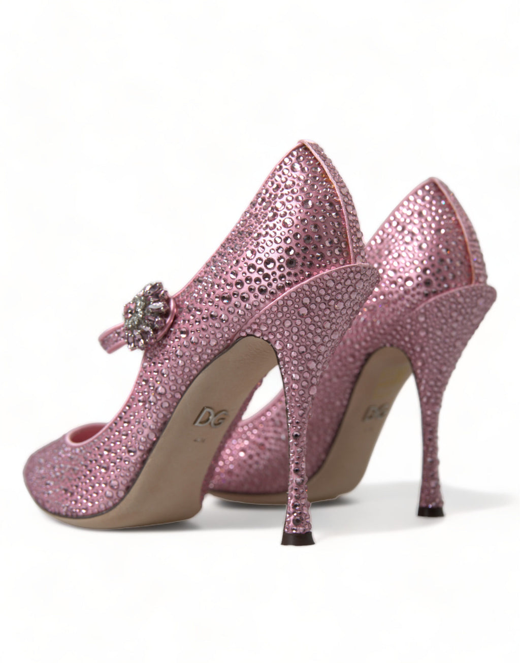 Dolce &amp; Gabbana Bezaubernde rosa Kristallpumps