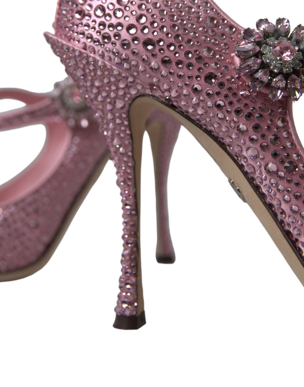 Dolce &amp; Gabbana Bezaubernde rosa Kristallpumps