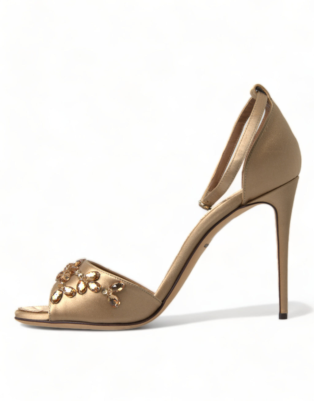 Dolce &amp; Gabbana Sandalen mit Kristallverzierung und Absatz