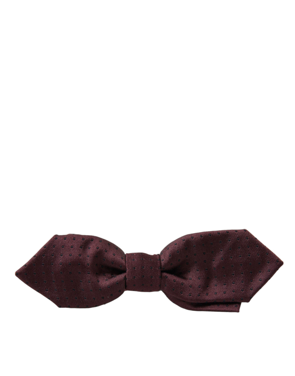 Dolce &amp; Gabbana Elegante Fliege aus Seide in Bordeaux