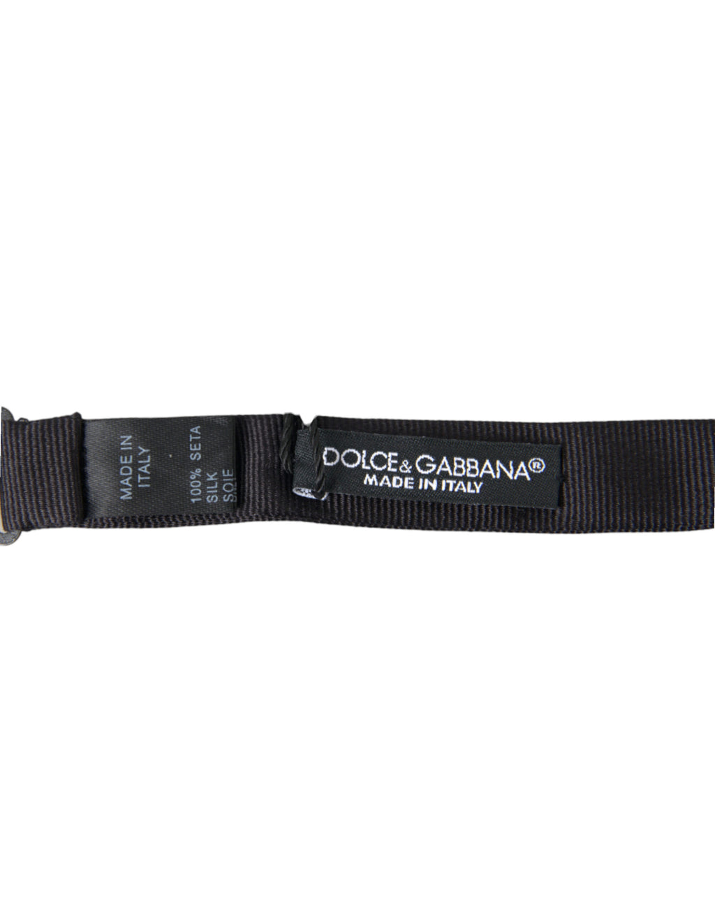 Dolce &amp; Gabbana – Elegante schwarze Seidenfliege für einen anspruchsvollen Stil