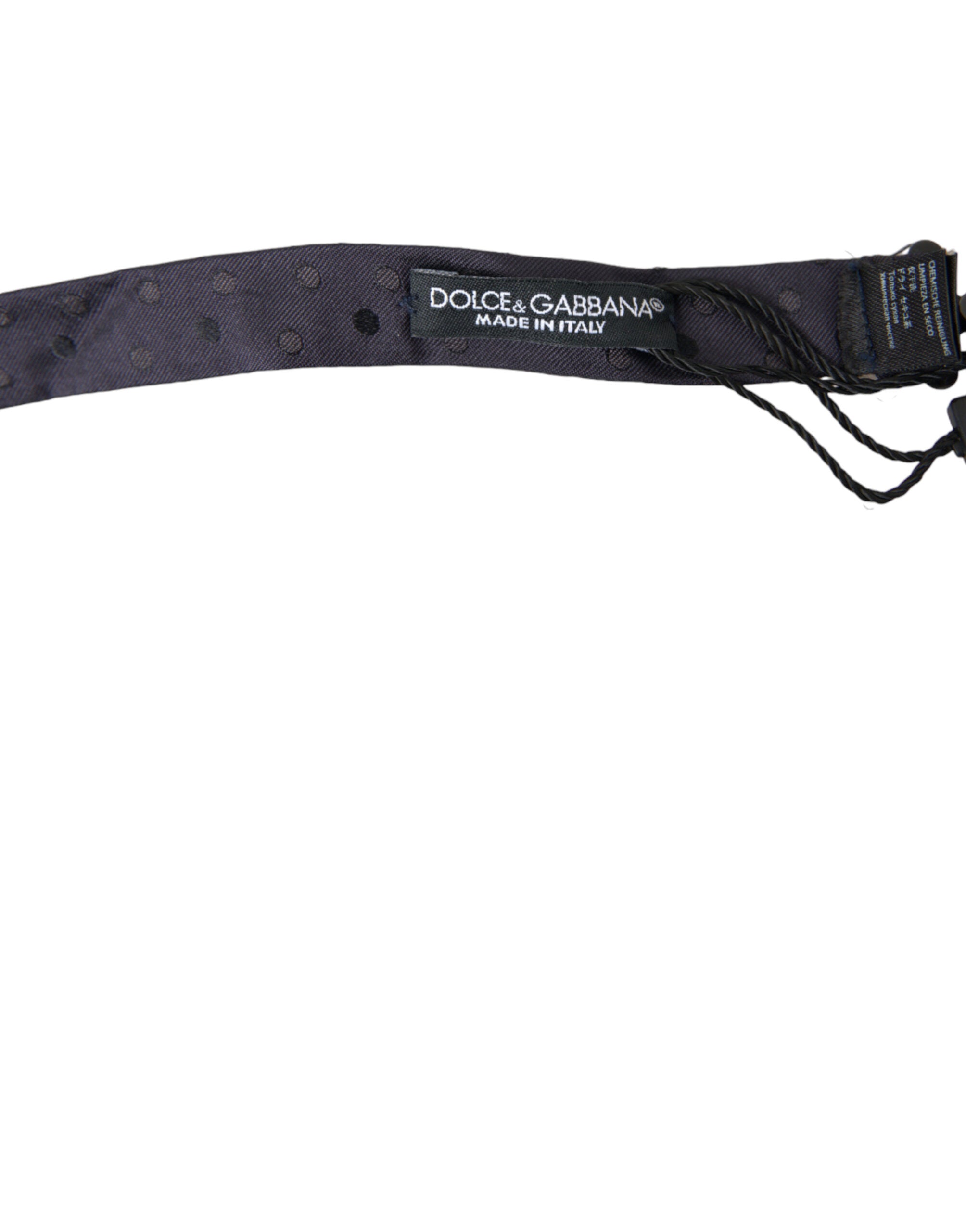 Dolce &amp; Gabbana Elegante Seidenfliege mit Punkten