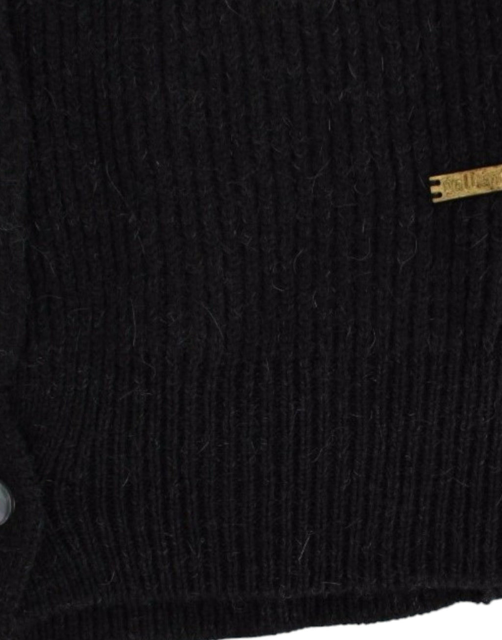 John Galliano Schicke Wollstrickjacke mit transparentem Rücken - Siebentaschen